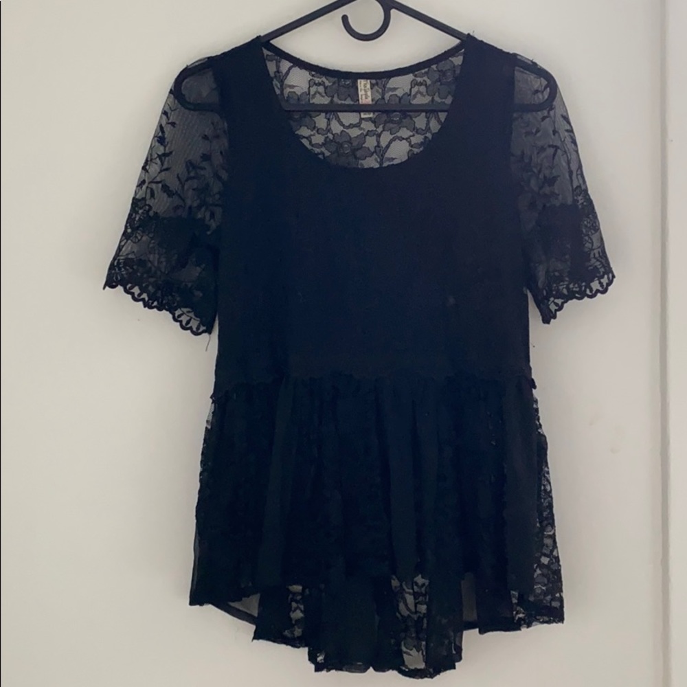 Free People lace blouse